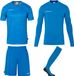 Uhlsport Prediction Bundle Keeperset Heren - Lichtblauw / Wit | Maat: S