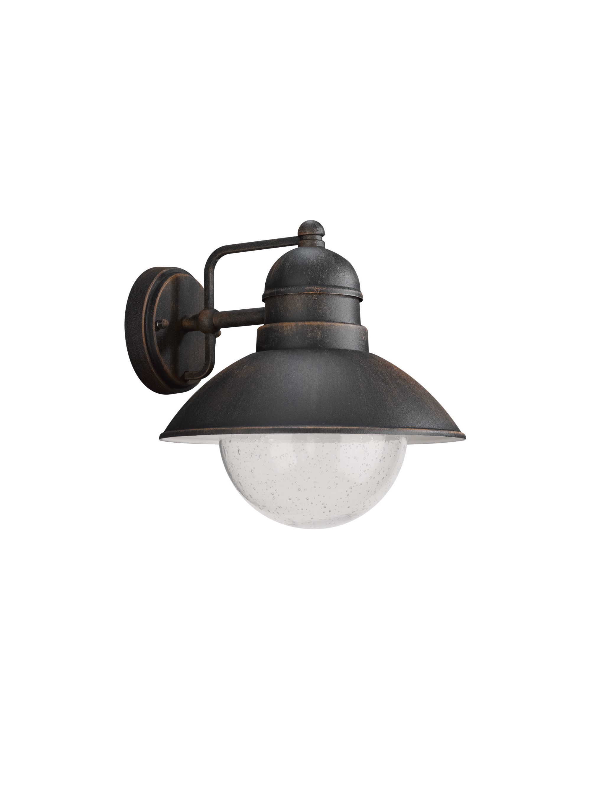 Philips Damascus Outdoor Wall Light - Brown - E27 - IP44
