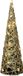 Countryfield LED kegel kerstboom lamp - goud - metaal - 80 cm