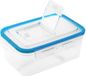 BranQ - Contenant multifonctionnel Q-Lock 1000ml | Bleu et transparent