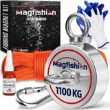 Magfishion Dubbelzijdige Magneetvissen Set 1100 KG