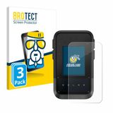 BROTECT Screenprotector 3 Stuks voor Garmin eTrex Solar Beschermglas transparant