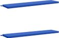 vidaXL - Coussin de banquette - SOEST - 2 pièces - 100% Polyester - Bleu royal