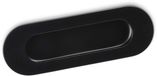 SOTECH 5 x Meubelgreep EL-09 Boorgatafstand 108 mm Zwart mat Infreesgreep