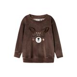 GUPPY BABY sweater met stippen - bruin