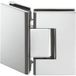 Häfele Paumelle de porte de douche 135° H2045 laiton chromé poli