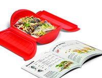 Lékué Kit Steam Case 1400 ml + Receptenboek in het Spaans