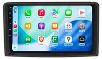Awesafe Smart Fortwo 451 (2005-2010) Radio met CarPlay, Android Auto, Navigatie, Bluetooth, DAB+, Achteruitrijcamera, 9-inch Scherm, 32GB