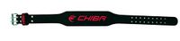 Chiba Uniseks Leren riem Black/Red 3XL