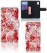 Alcatel Housse de téléphone Nom Ange Crâne Rouge