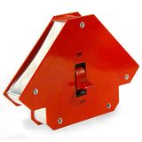 Grote Magnet Expert Grote schakelbare multi-hoek - lasmagneet voor het vasthouden van ijzeren bladeren en buisjes - 45 ° x 90 ° x 135 ° - 24 kg trein