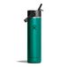 Hydro Flask – Lightweight Wide Flex Straw Cap Bottle 710 ml (24 oz) – Roestvrij Staal, Lekdicht met Band – Geïsoleerd 24 Uur Koud – Emerald Green