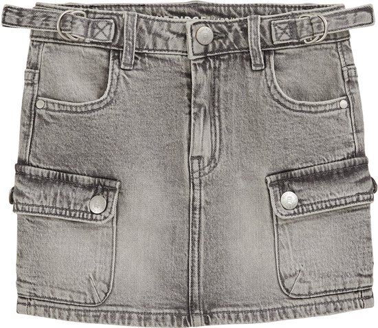 WE Fashion Meisjes regular fit denim cargo rok