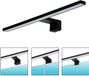 Kwazar Luminaire Elena Noir éclairage miroir LED 50cm 10W 800LM 4000K IP44