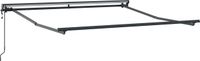 VidaXL Zijde frame lichtgrijs 300 x 250 cm polyester met pu-coating