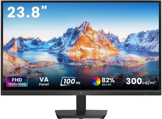 KTC H24B9 24 inch VA FHD 100Hz Kantoor monitor