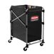 Rubbermaid Commercial Products X-Cart 1871643 Vouwwagen op wielen, 150 liter, transporteert grote lasten tot 100 kg, compact en licht