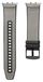 Wigento Honor Smartwatch-band voor Honor Watch 5, premium lederen hybride siliconen vervangingsband, grijs