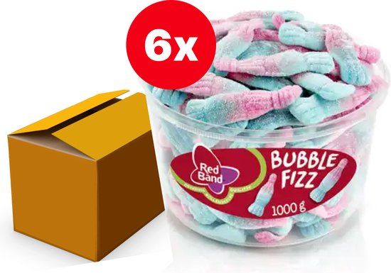 Red Band - Bubble Fizz - 6 x 100 stuks