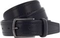 Vanzetti Leren Riem Leather Belt W100 Black Zwart