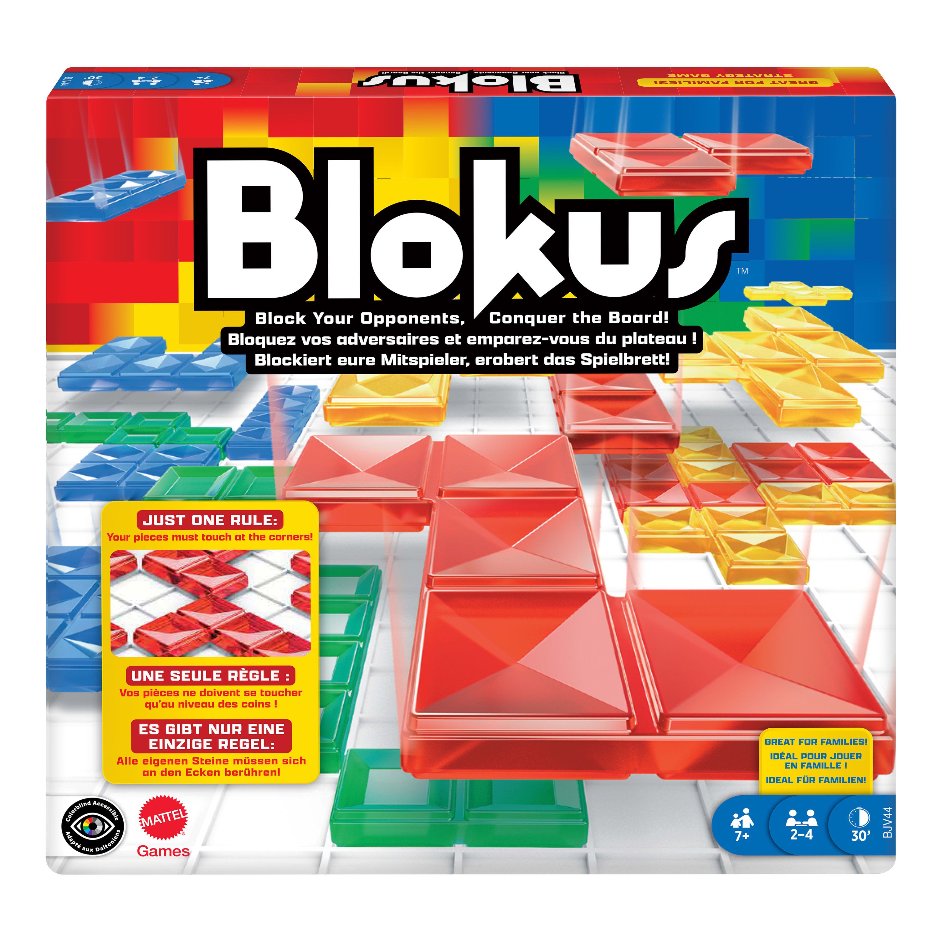Mattel Games Blokus Bordspel - Strategie - 2-4 Spelers - Vanaf 7 Jaar