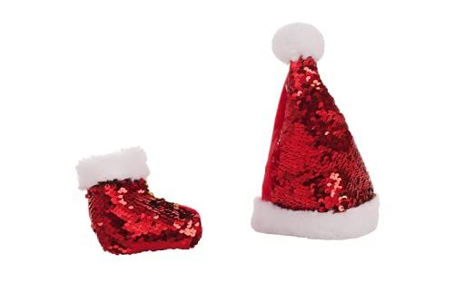CREACIONES LLOPIS Calcetin X'Mas pailletten, meerkleurig (18183)