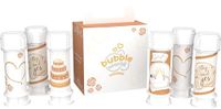 Bubble World Wedding Terra - 6 x 60 ml Zeepbellen voor bruiloften