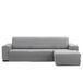 FAVERTI® Bankhoes voor chaise longue, gewatteerd, 280 cm (zitting), model REQUENA, lichtgrijs