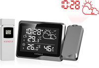 Bresser Kienzle Weerstation - Wandprojectie - Thermo-, Hygrometer - Grijs