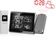 Bresser Kienzle Weerstation - Wandprojectie - Thermo-, Hygrometer - Grijs