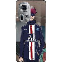 Maniacase Coque Pour Oppo Reno 11 5G Paris Saint Germain Anime