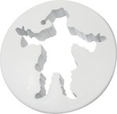 PME Kerstman Uitsteker XL - Silhouet