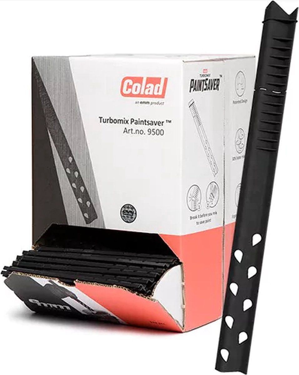 Colad Turbomix Paintsaver Roerstokken - 512 stuks in dispenserdoos