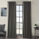 HPD Half Price Drapes Kamerverduisterende gordijnen 243,84 cm lang voor slaapkamer en woonkamer (1 paneel), 127 x 243,84, antracietgrijs