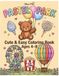 Pastel Park: Cute & Easy Coloring Book for Kids Ages 4–8 | Fun Animals & Amusement Scenes