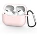 Techsuit Silicone Case hoes voor Apple AirPods Pro 3, Rose