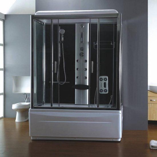 Wiesbaden Paris Douchecabine - 170x90x220cm - Veiligheidsglas - Zilver