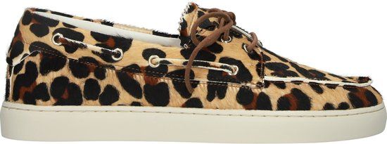 Blackstone Zircon Aster - FL704 Leopard - Lage sneaker - Dames - Lichtbruin - Maat 39
