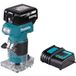 Makita Affleurfrees Ø 6 mm, 1x3Ah, 18V LXT®, DRT52SF, inclusief koffer