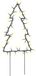 vidaXL Guirlande lumineuse sapin de Noël 3 pcs avec piquets 50 LED 30 cm