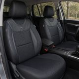 Bremer Sitzbezüge Autostoelhoezen voor Renault Trafic Bj 2001-14 – Stoelhoezen voor bestuurder en passagier in Zwart