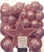 Decoris Kerstballen met piek - 49st - kunststof lichtroze 5-6-8-10cm