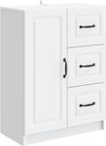 vidaXL Dressoir Wit 66 x 34,5 x 87 cm Bewerkt hout