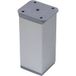 Gedotec Pied de meuble KATRIN en métal, avec réglage en hauteur, 120 mm