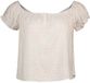 Superdry - Geweven top met korte mouwen en halve knoopsluiting - Dames - Tops