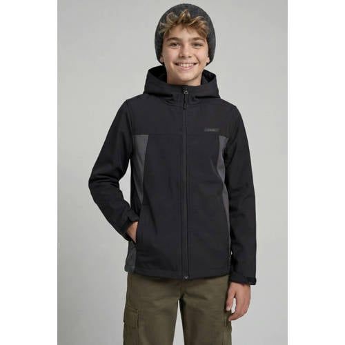 JJ REBEL JUNIOR softshell jas - zwart