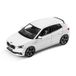 Skoda 6VA099300S9R Fabia A07 modelauto 1:43 miniatuur, maanwit