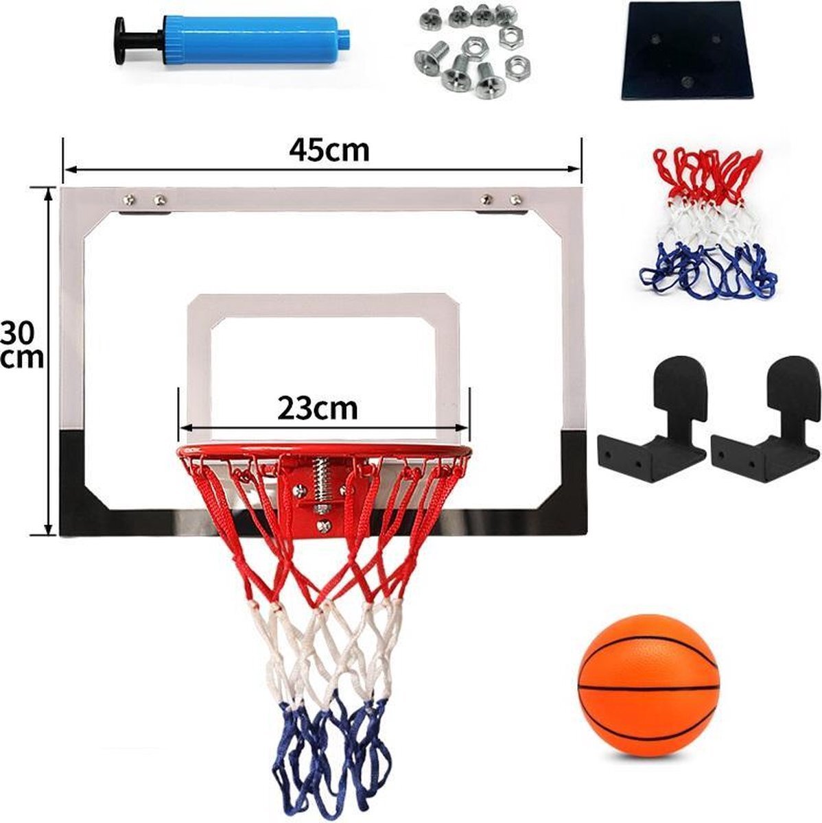PEGASI Mini basketbalbord deur set