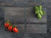 TMK ArtDeko Planche à découper Verre 35x52 cm Pomodori