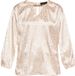 faina Blouse Vrouwen L Crème / Goud Dierenprint Polyester Loose Fit Lange Mouw V-hals